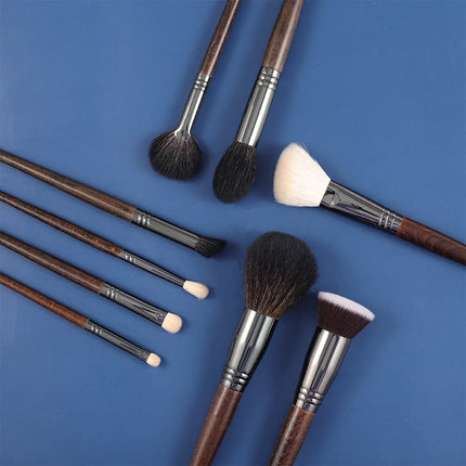 12PCS Premium Natural Makeup Brush Set