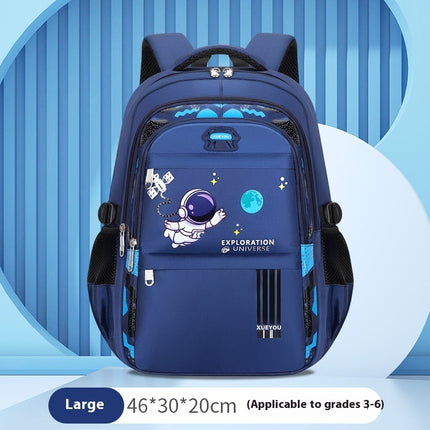 Sac à dos en nylon pour enfants et hommes, cartable en tissu Oxford pour écoliers du primaire Spaceman