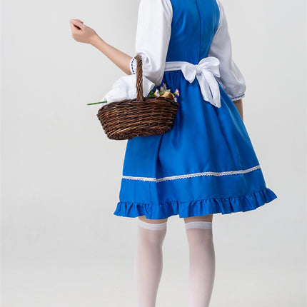 British European And American Farm Traditional Beer Maid Ware Halloween Cosplay Costume