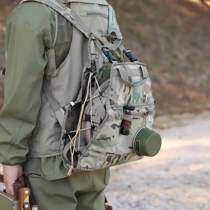 Bolsa impermeable para almacenar leña con camuflaje para exteriores