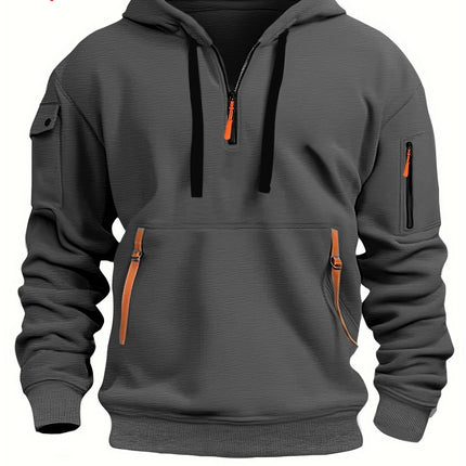 Dropped Shoulder Hooded Sweatshirt Men's Women's Plus Size Loose Pullover Fashion Sweatshirt