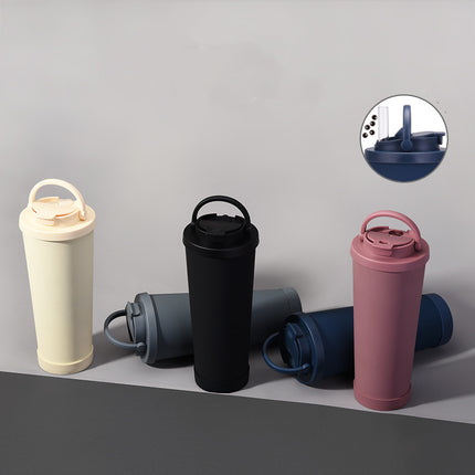 830ml Large Capacity Thermos Cup Convenient Handle - Wnkrs