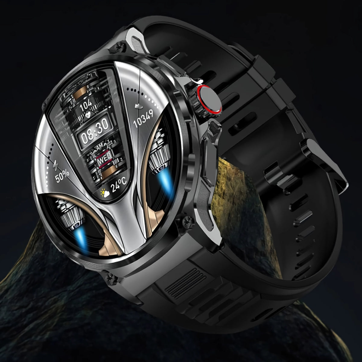 1.85-Inch Ultra HD Smart Watch with GPS & Bluetooth Call