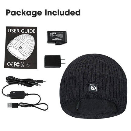 Winter Warmth Rechargeable Heated Beanie - Wnkrs