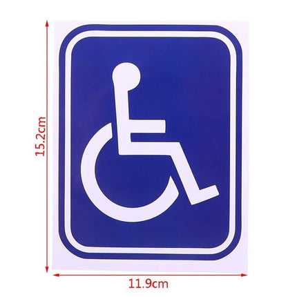 Weatherproof Disability Mobility Parking Decals for Vehicles - Wnkrs