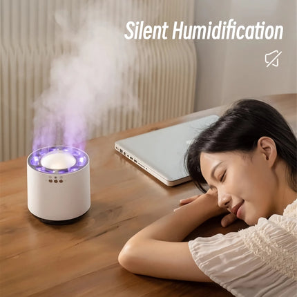 800ML Dynamic Mist Air Humidifier with Colorful LED Light