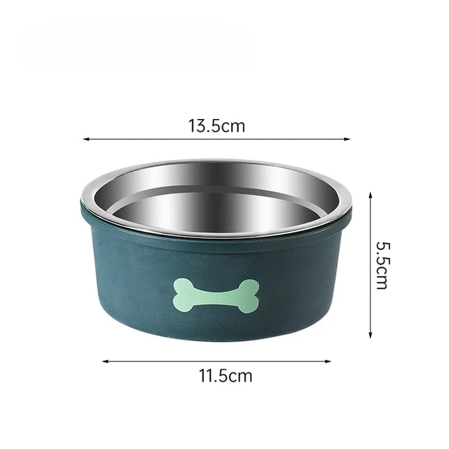 Lindo cuenco de silicona antideslizante para mascotas para perros y gatos