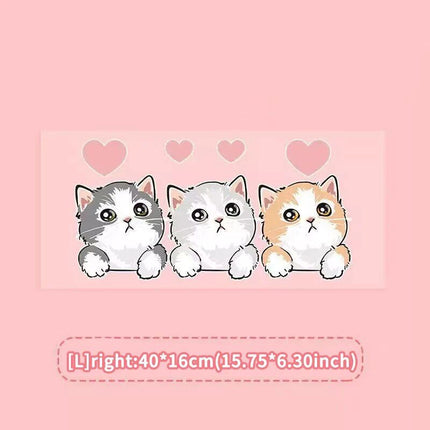 Cute Cartoon Cat Car Stickers - Wnkrs