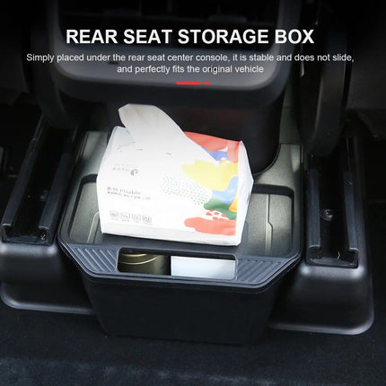 Model Y 2021-2023 Tesla Rear Console Storage Box & Organizer with Cover - Wnkrs