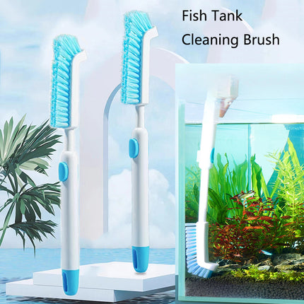 Brosse extensible pour nettoyage des algues d'aquarium