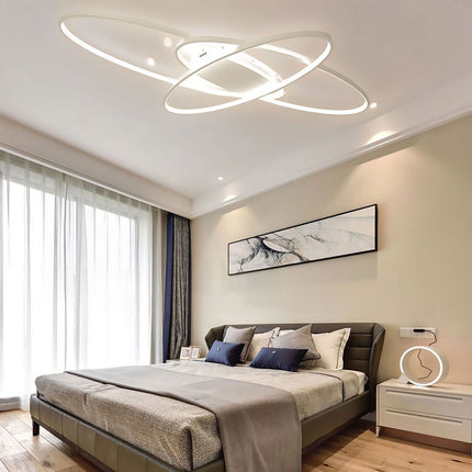 Contemporary Black & White LED Ceiling Light - Wnkrs