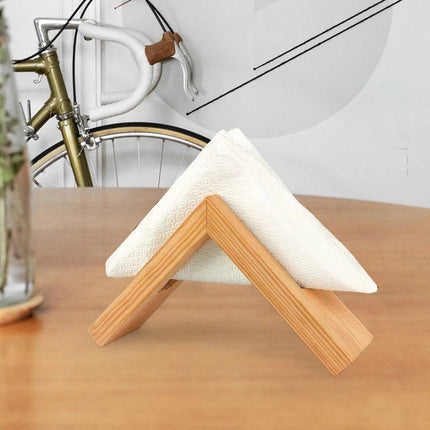 Elegant Wooden Napkin Holder - Decorative Tabletop Napkin Stand for Home & Picnic - Wnkrs