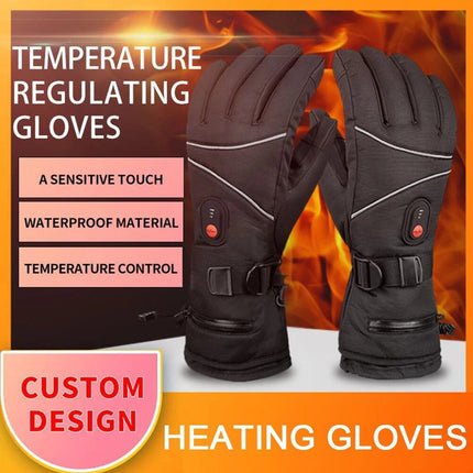 Waterproof, Windproof Electric Heated Gloves with Touchscreen - Wnkrs