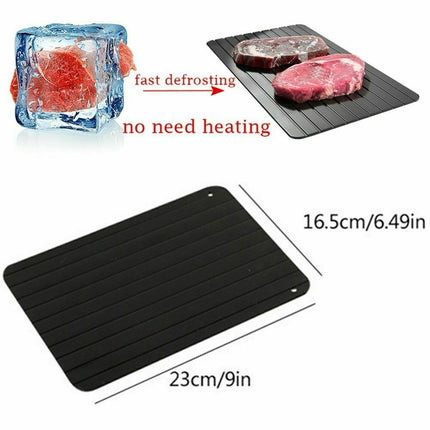 Fast Defrost Tray Fast Thaw Frozen Food Meat Fruit Quick Defrosting Plate Board Defrost Tray Thaw Master Kitchen Gadgets - Wnkrs