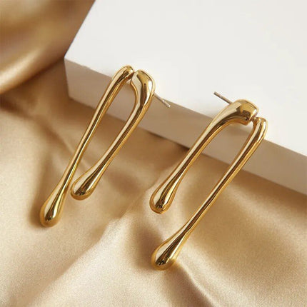 Geometric Drop Earrings - Wnkrs