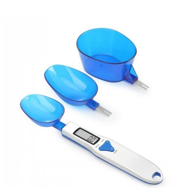 Digital Spoon Scale 500g 0.1g Electronic Measuring Kitchen Spoon With 3 Detachable Weighing Spoons