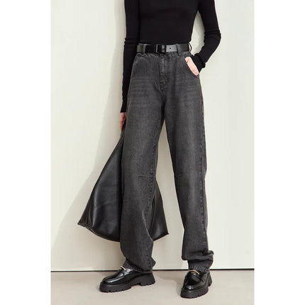 Chic Vintage Denim Women's Jeans for Autumn 2024