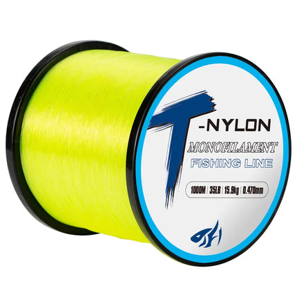 Hilo de pesca de fluorocarbono y nailon superresistente