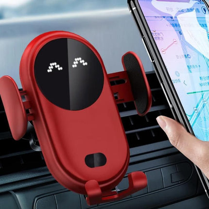 Soporte universal para coche, cargador inalámbrico, sensor inteligente, soporte para salida de aire