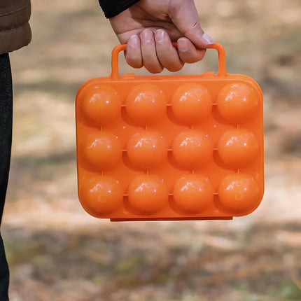 Portable Egg Storage Box - 6/12 Grid Options for Camping, Picnic, and BBQ