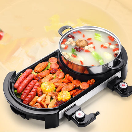 Barbecue Integrated Pot Dual Temperature Control Anti Scalding Electric Hand Oven - Wnkrs