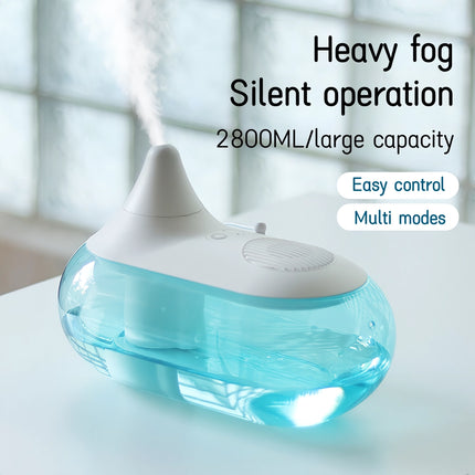 Humidificador de aire ultrasónico con generador de niebla espesa