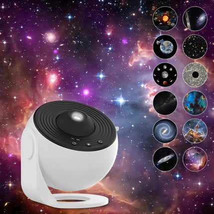 Proyector LED Galaxy con luz nocturna de cielo estrellado de 360°