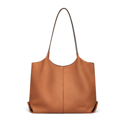 Sac fourre-tout polyvalent en cuir pour femme - Sac à main élégant à bandoulière et à bandoulière