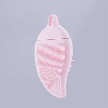 Cepillo de silicona para champú y limpiador facial