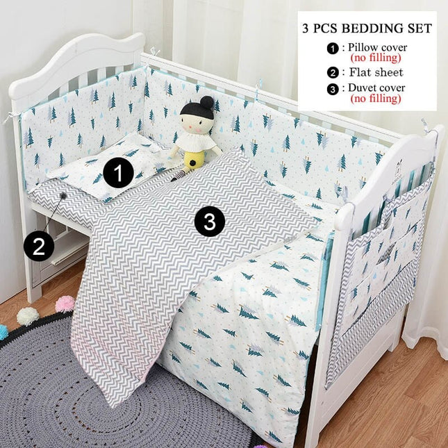 Cotton Baby's Patterned Bedding Set