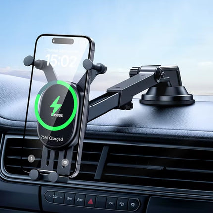 Support de téléphone pour chargeur de voiture sans fil 15 W