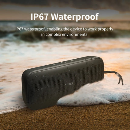 Portable Waterproof Bluetooth Speaker with Deep Bass - 25W Power