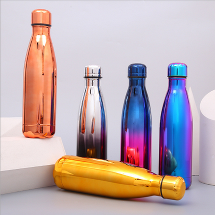 Hot Hot Hot Stainless Steel Vacuum Flask Hot Water  Outdoor Sport Thermal Water Bottle 500ML Coke Bottle - Wnkrs