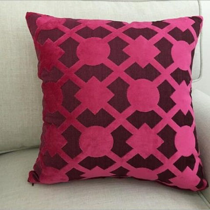 Home Decorative Sofa Throw Pillows Flannel Cushion Cover - Wnkrs