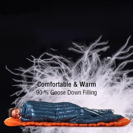 Ultralight Waterproof Goose Down Winter Sleeping Bag - Wnkrs