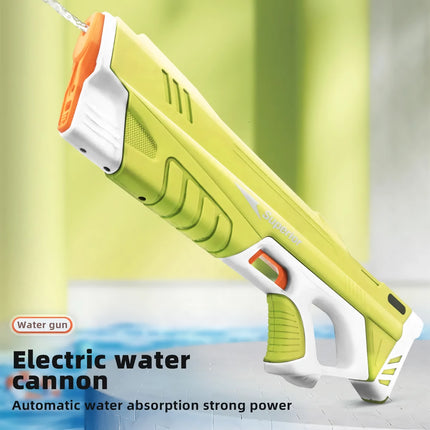 Pistolet à eau électrique avec absorption d'eau automatique pour enfants et adultes