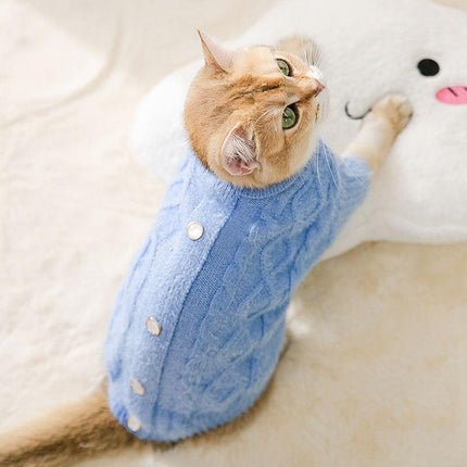 Nouveau pull pour chat en imitation vison