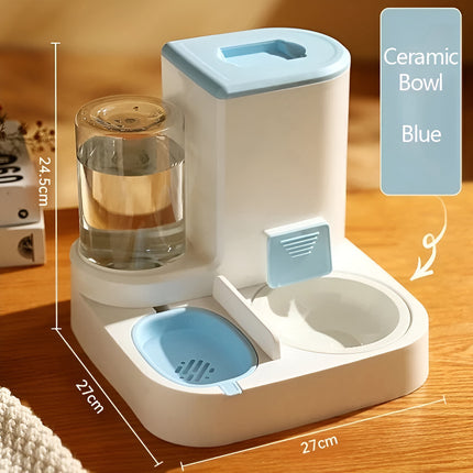 Comedero automático para gatos y dispensador de comida con gran capacidad y diseño de fácil limpieza