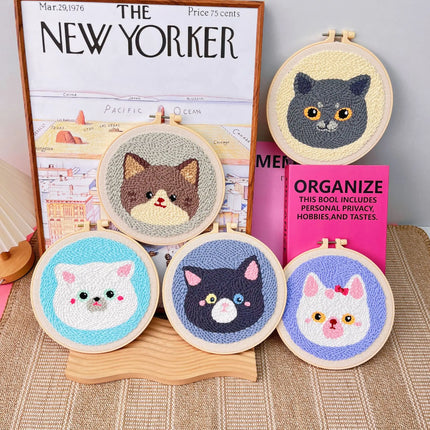 Kit de démarrage pour broderie au point de poinçon