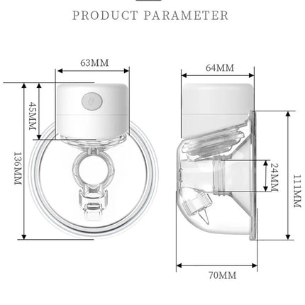 Hands-Free Portable Electric Breast Pump - Wnkrs