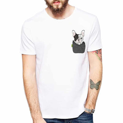 Dog in a Pocket Print T-Shirt - Wnkrs