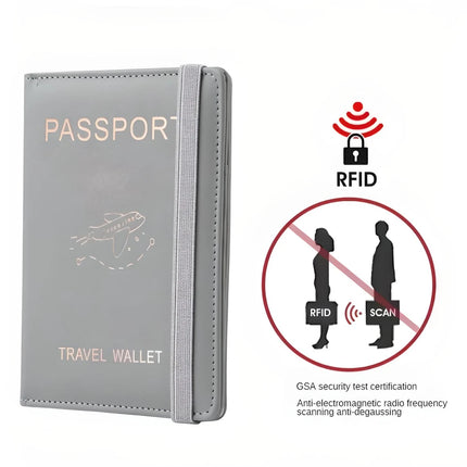 Étui pour passeport d'affaires RFID vintage