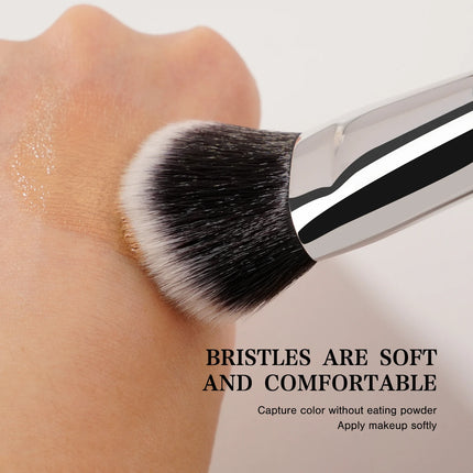 Brocha profesional para base de maquillaje con bisel