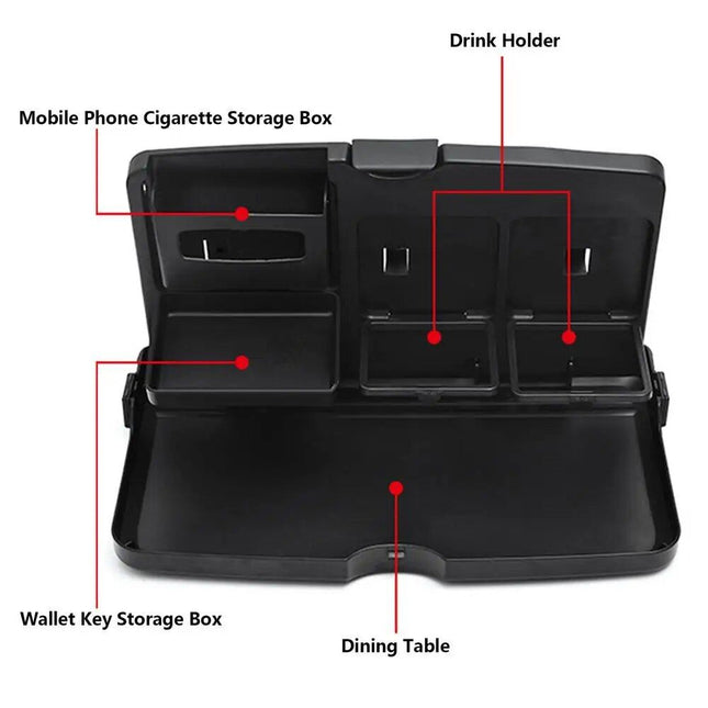 Foldable Car Back Seat Tray with Cup Holder - Wnkrs