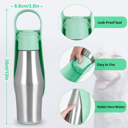 Bouteille d'eau portative pour chien