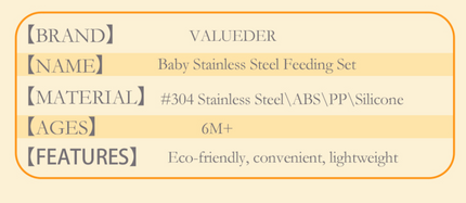 Baby Stainless Steel Feeding set - Wnkrs