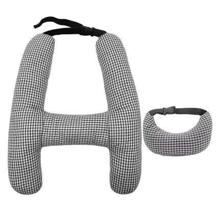 Comfort Kid & Adult Car Seat Neck Support Pillow - H-Shape Travel Cushion for Safe, Cozy Journeys - Wnkrs