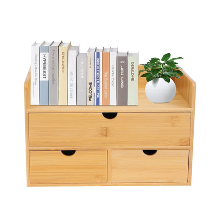 Original Bamboo 3-Drawer Desk Organizer - Wnkrs