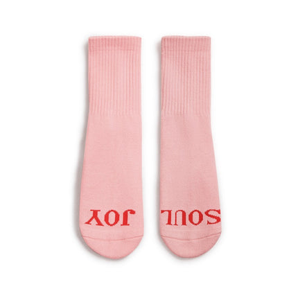 Chaussettes mi-hautes pour femmes avec lettres Love