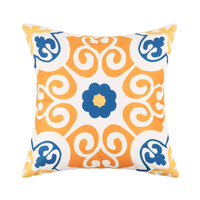 Housse de coussin imperméable à imprimé géométrique bohème